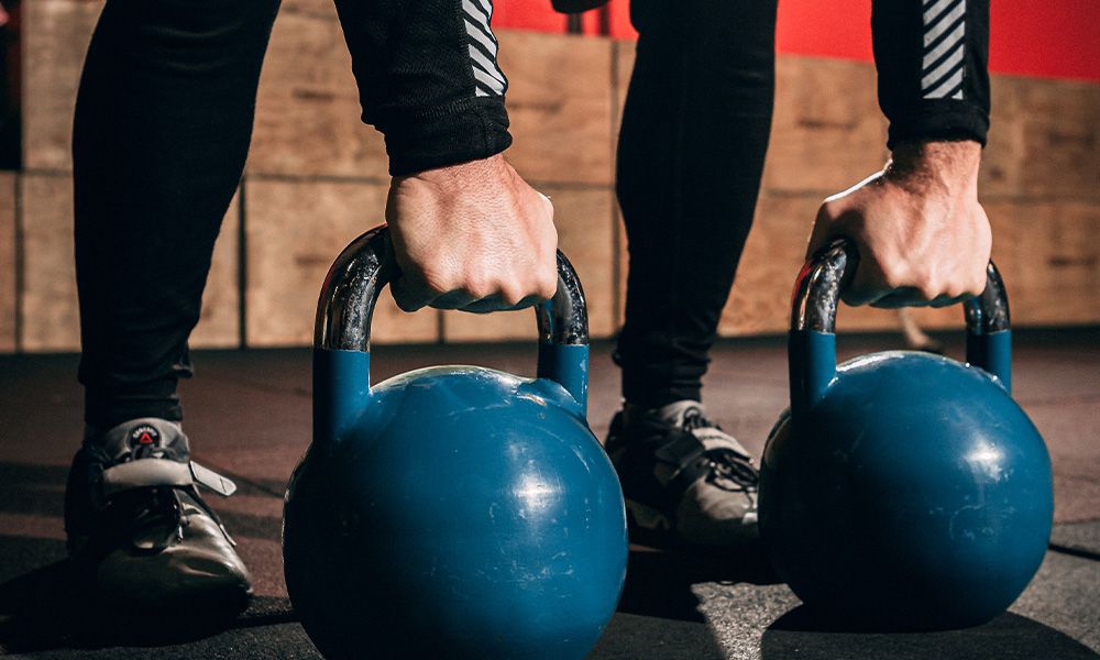 kettlebell exercises for home or gym